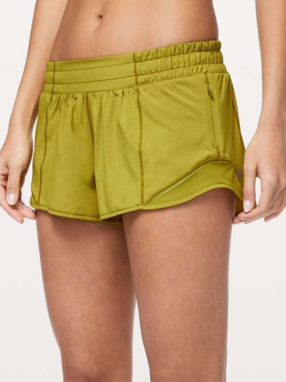 Lululemon hotty hot green shorts